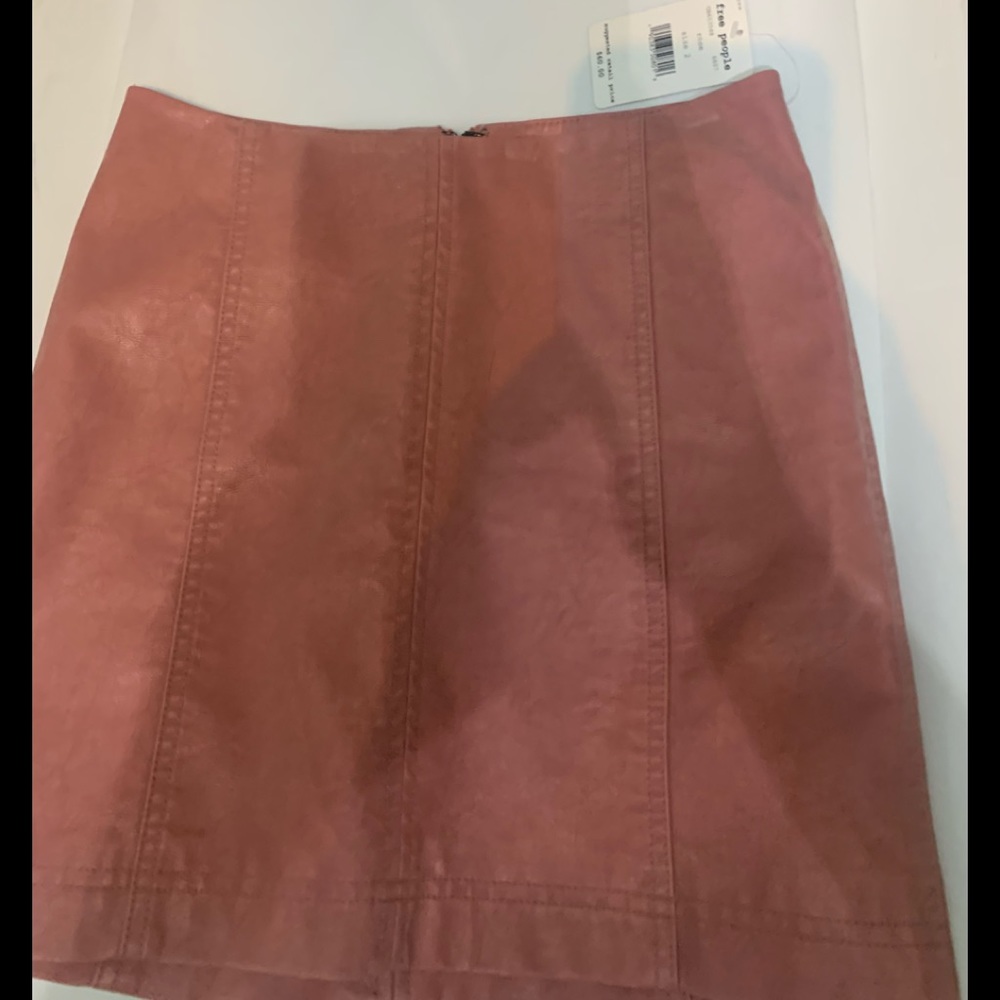 FREE PEOPLE Mauve Cordero mini skirt size 2 new with tags